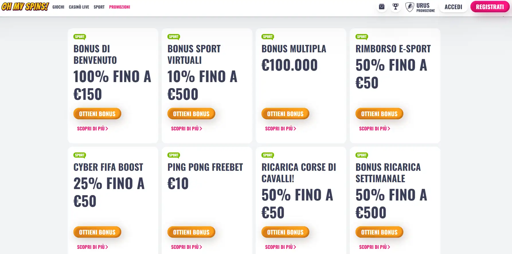 siti scommesse esteri - OhMySpins 