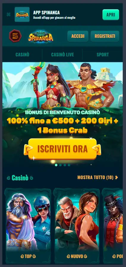 Spinanga casino non AAMS
