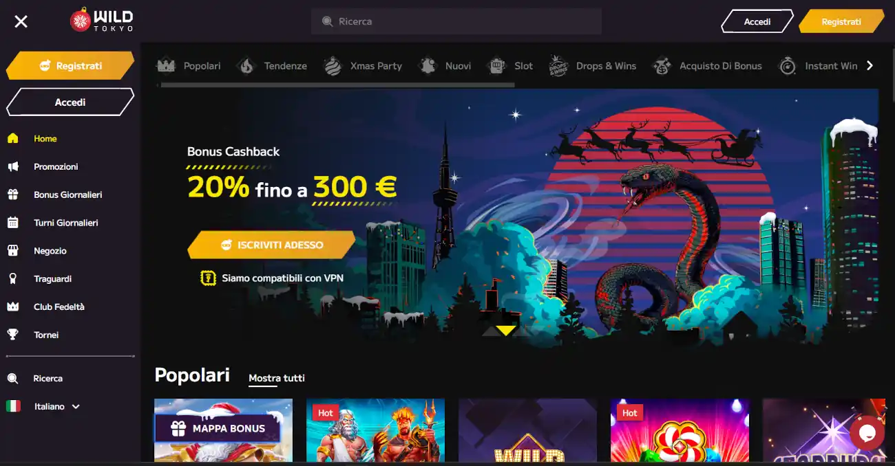 Wild Tokyo casino non AAMS paypal