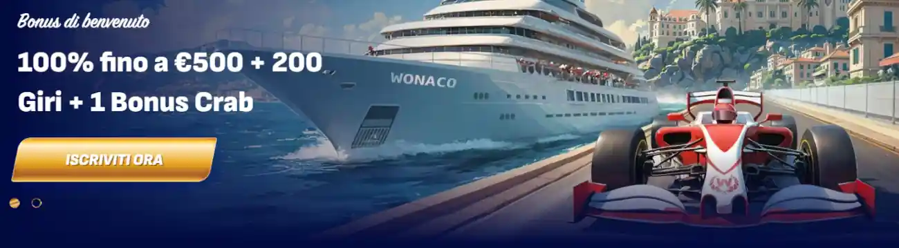 Wonaco casinò online europeo